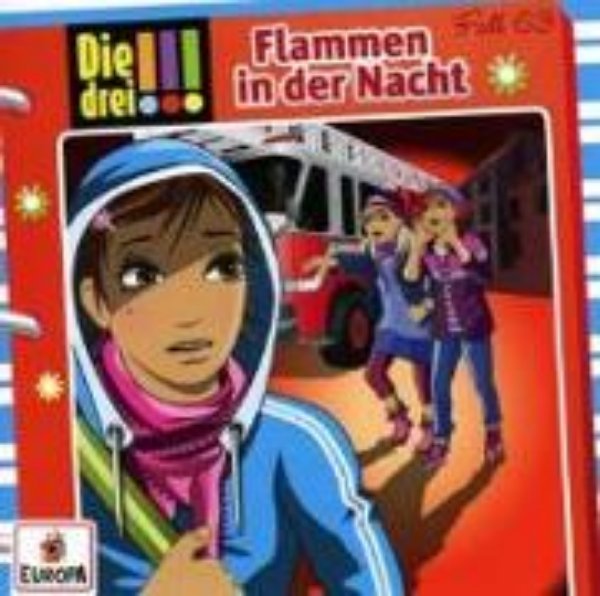 Bild von Die drei !!! 63: Flammen in der Nacht