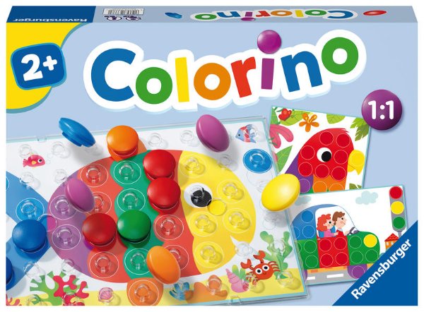 Bild zu Ravensburger Kinderspiele 20832 - Colorino - Kinderspiel zum Farbenlernen, Mosaik Steckspiel, Spielzeug ab 2 Jahre