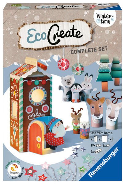 Bild zu Ravensburger EcoCreate 18442 - Wintertime - DIY Bastelset für Kinder ab 6 Jahren