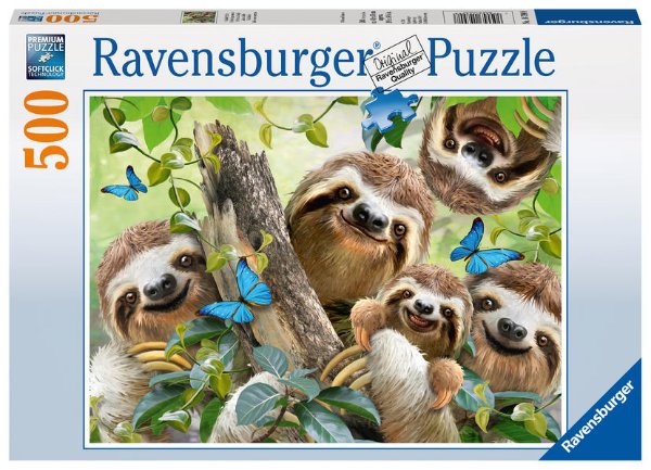 Bild zu Ravensburger Puzzle 14790 - Faultier Selfie - 500 Teile Puzzle für Erwachsene und Kinder ab 10 Jahren, Puzzle mit Tier-Motiv