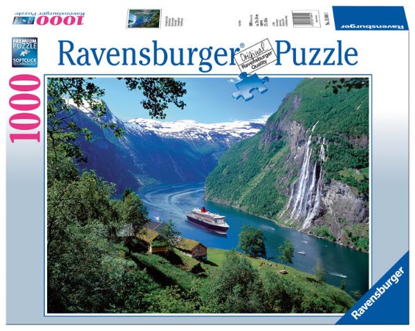 Bild zu Ravensburger Puzzle 15804 - Norwegischer Fjord - 1000 Teile Puzzle für Erwachsene und Kinder ab 14 Jahren, Puzzle mit norwegischer Landschaft