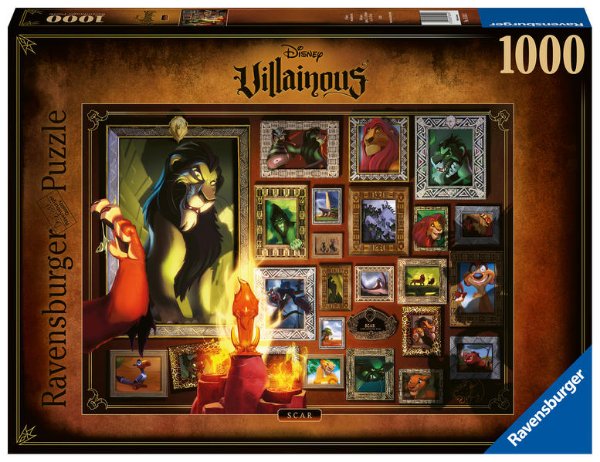 Bild zu Ravensburger Puzzle 16524 - Scar - 1000 Teile Disney Villainous Puzzle für Erwachsene und Kinder ab 14 Jahren