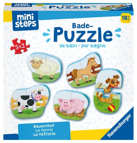 Bild zu Ravensburger ministeps 4167 Bade-Puzzle Bauernhof - Badespielzeug, Spielzeug ab 18 Monate