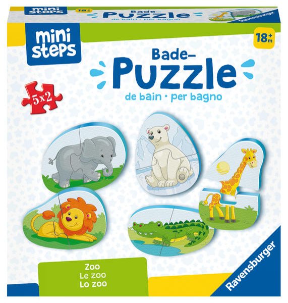 Bild zu Ravensburger ministeps 4166 Bade-Puzzle Zoo - Badespielzeug, Spielzeug ab 18 Monate