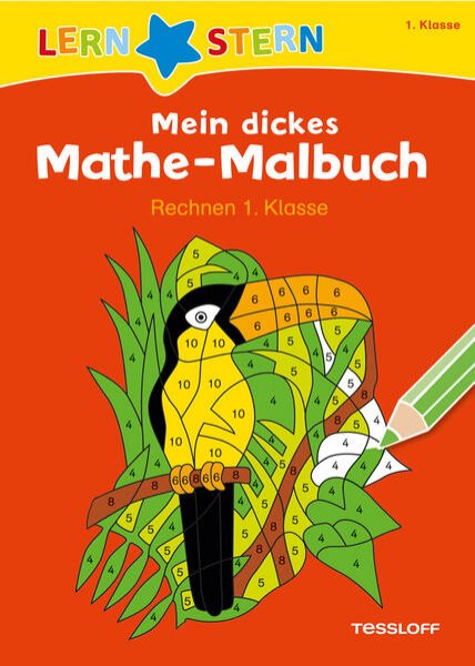 Bild zu LERNSTERN Mein dickes Mathe-Malbuch Rechnen 1. Klasse