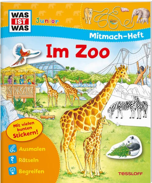 Bild zu WAS IST WAS Junior Mitmach-Heft Zoo