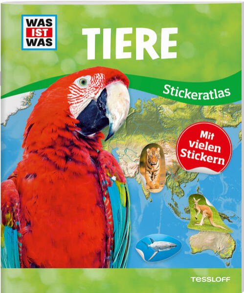 Bild zu WAS IST WAS Sticker-Atlas Tiere