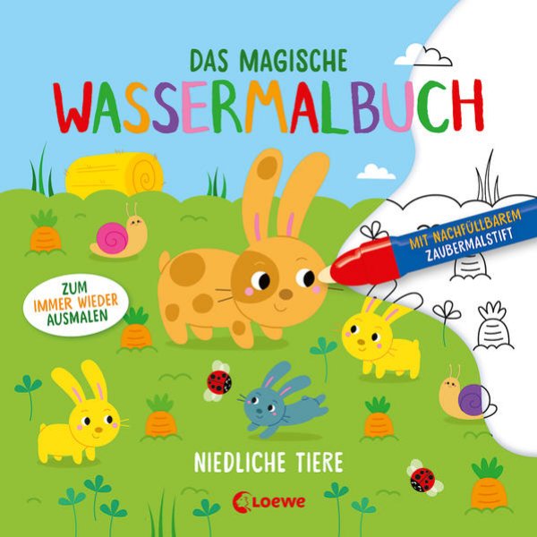 Bild zu Das magische Wassermalbuch - Niedliche Tiere