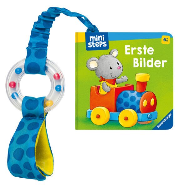 Bild zu ministeps: Mein buntes Rassel-Buggybuch: Erste Bilder