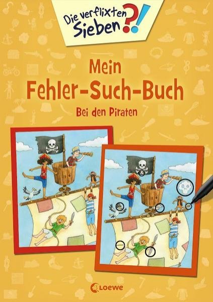 Bild zu Die verflixten Sieben - Mein Fehler-Such-Buch - Bei den Piraten