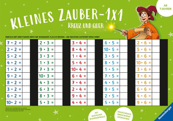 Bild zu Zaubertafel: Kleines Zauber-1x1: Kreuz und quer