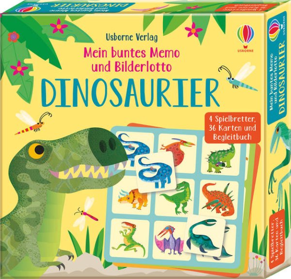 Bild zu Mein buntes Memo und Bilderlotto: Dinosaurier