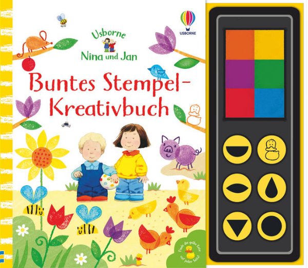 Bild zu Nina und Jan - Buntes Stempel-Kreativbuch