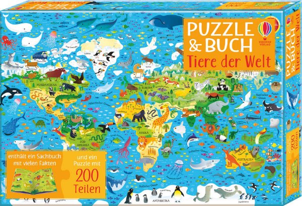 Bild zu Puzzle & Buch: Tiere der Welt