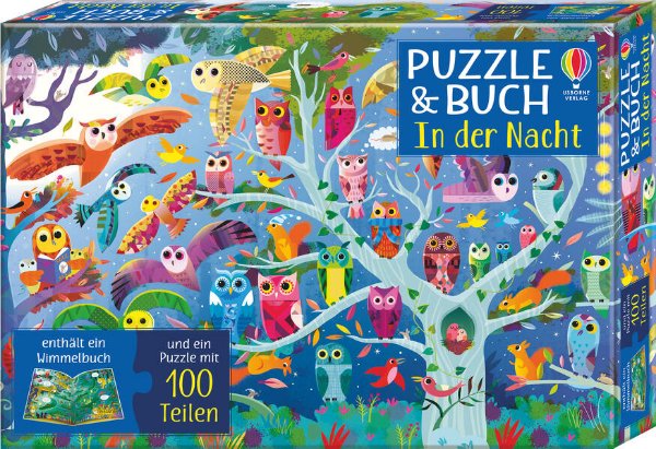 Bild zu Puzzle & Buch: In der Nacht