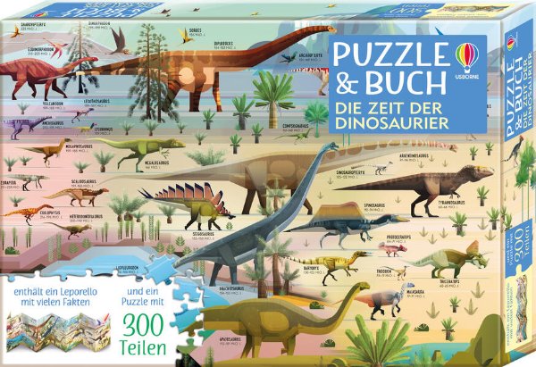 Bild zu Puzzle & Buch: Die Zeit der Dinosaurier