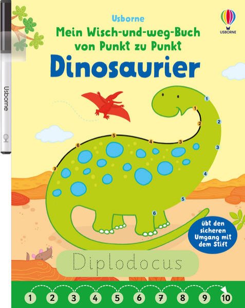 Bild zu Mein Wisch-und-weg-Buch von Punkt zu Punkt: Dinosaurier