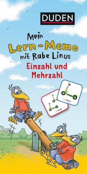 Bild zu Mein Lern-Memo mit Rabe Linus - Einzahl und Mehrzahl