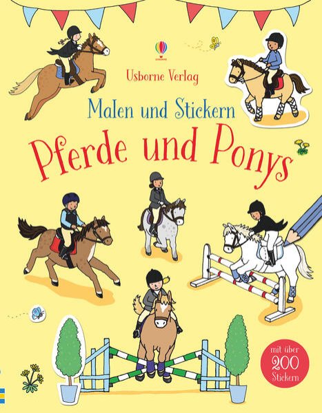 Bild zu Malen und Stickern: Pferde und Ponys