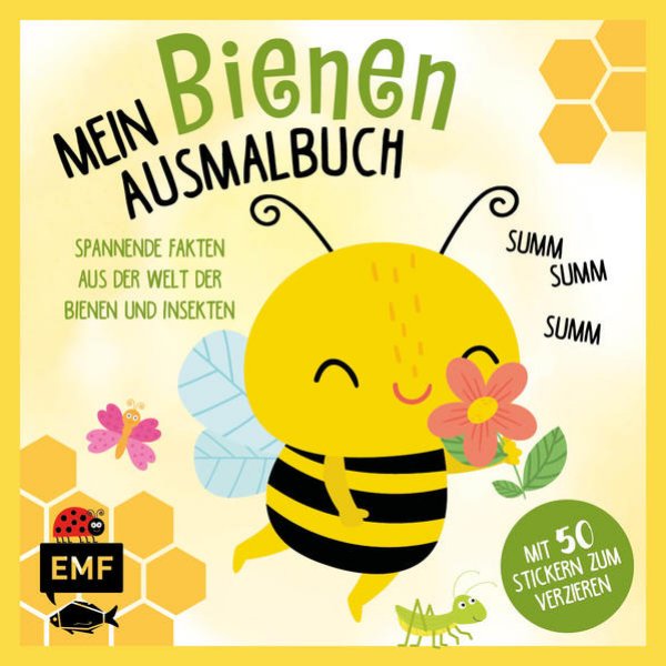 Bild zu Mein Bienen-Ausmalbuch - Summ, summ, summ - Mit 50 Stickern zum Verzieren