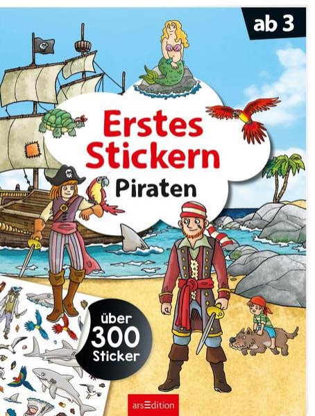 Bild zu Erstes Stickern - Piraten