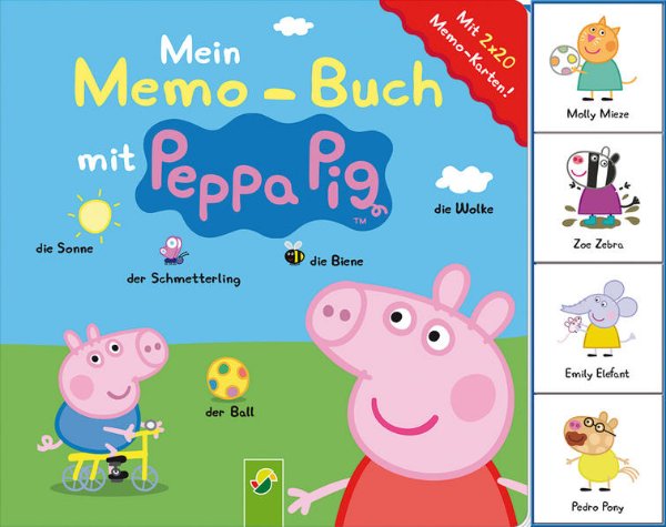 Bild zu Mein Memo-Buch mit Peppa Pig. Mit 2 x 20 Memo-Karten