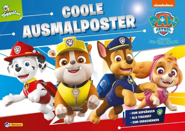 Bild zu PAW Patrol: Coole Ausmalposter