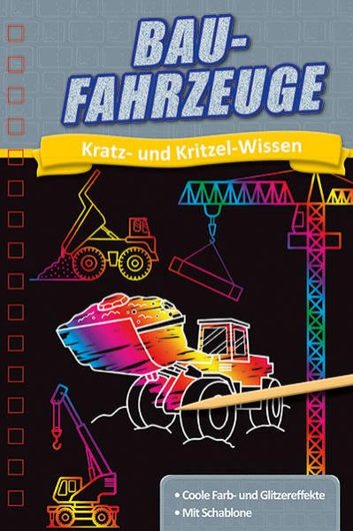 Bild zu Kratzbuch: Baufahrzeuge