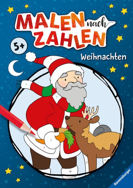 Bild zu Malen nach Zahlen ab 5: Weihnachten