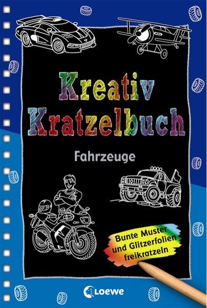 Bild zu Kreativ-Kratzelbuch: Fahrzeuge