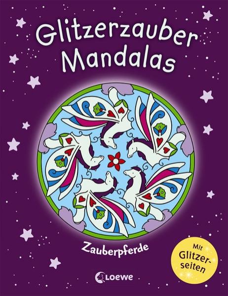 Bild zu Glitzerzauber-Mandalas - Zauberpferde