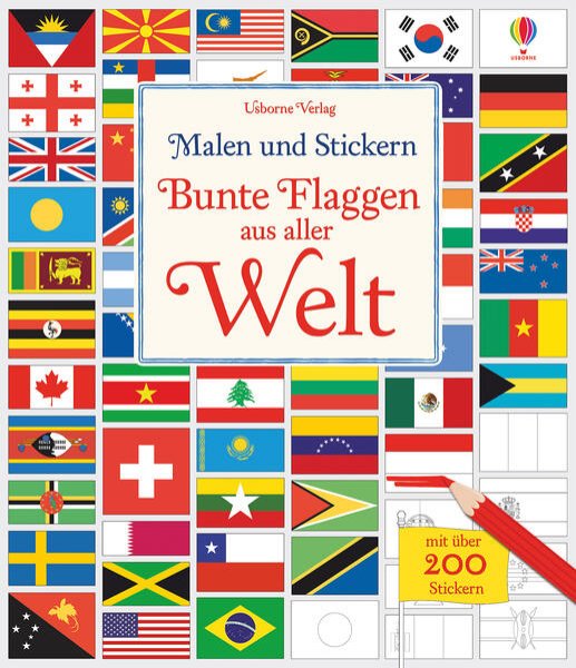 Bild zu Malen und Stickern: Bunte Flaggen aus aller Welt