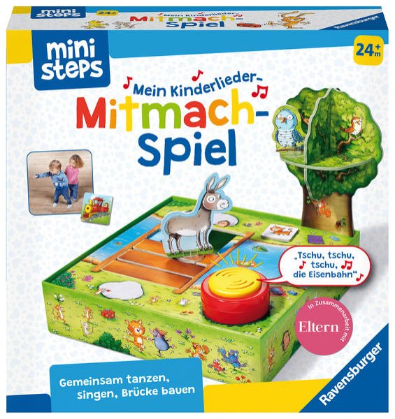 Bild zu Ravensburger ministeps 4172 Mein Kinderlieder-Mitmachspiel, Lustiges Bewegungspiel mit 12 beliebten Kinderliedern, Spielzeug ab 2 Jahre