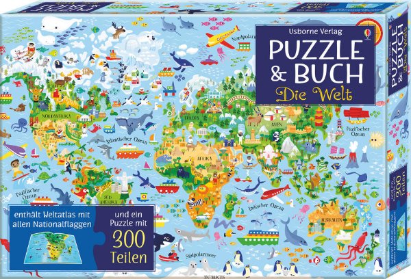 Bild zu Puzzle & Buch: Die Welt