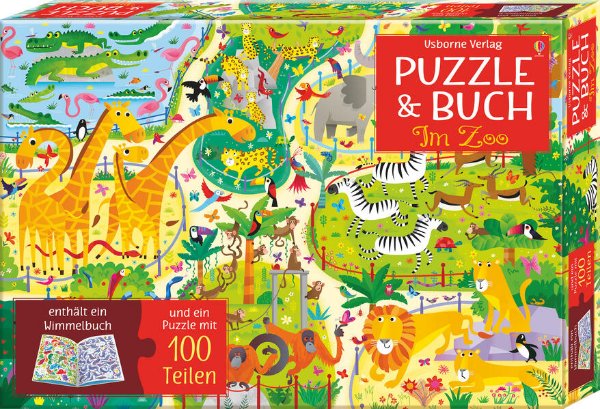 Bild zu Puzzle & Buch: Im Zoo