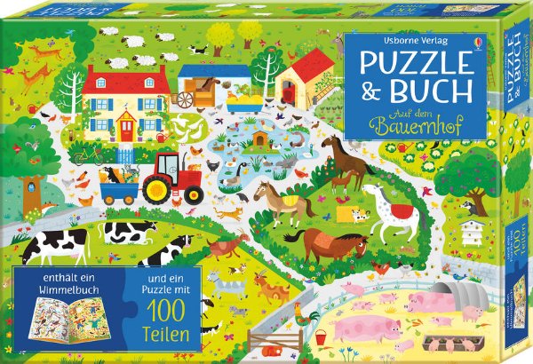 Bild zu Puzzle & Buch: Auf dem Bauernhof