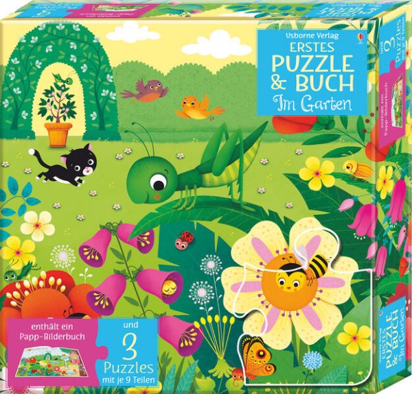 Bild zu Erstes Puzzle & Buch: Im Garten