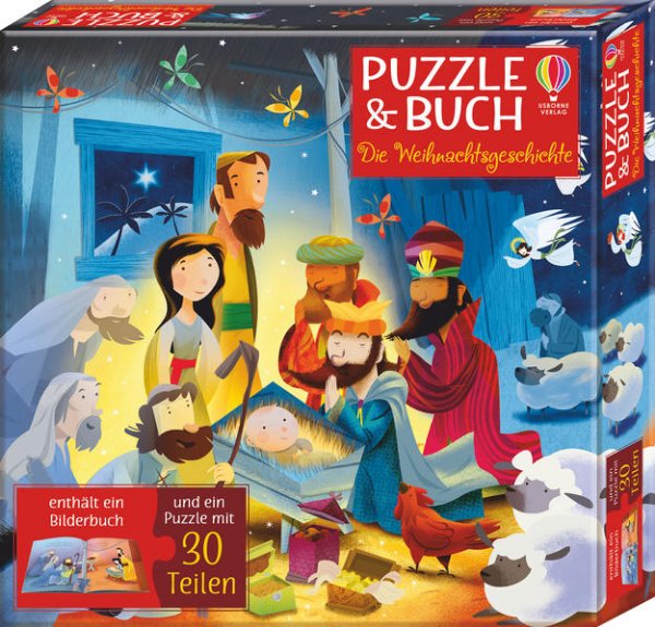 Bild zu Puzzle & Buch: Die Weihnachtsgeschichte