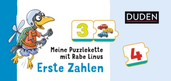 Bild zu Meine Puzzlekette mit Rabe Linus - Erste Zahlen