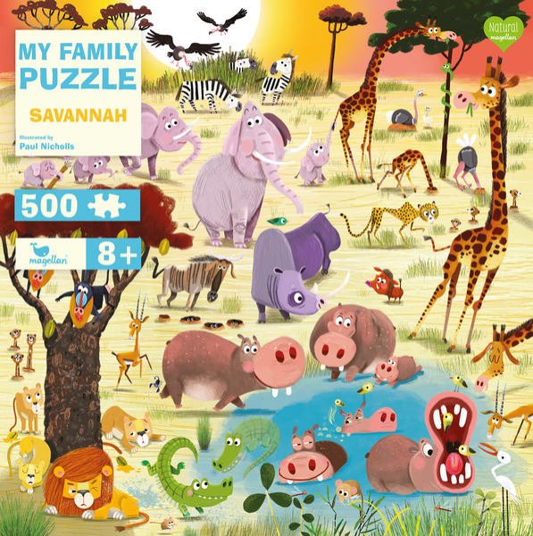 Bild zu My Family Puzzle - Savannah