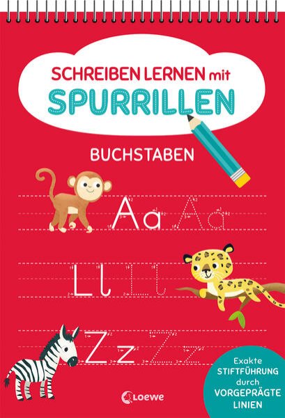 Bild zu Schreiben lernen mit Spurrillen - Buchstaben