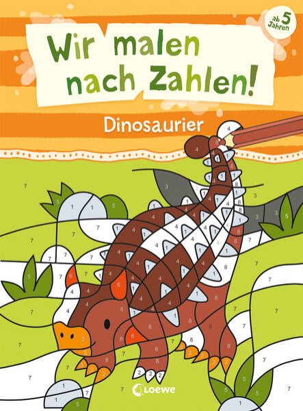 Bild zu Wir malen nach Zahlen! - Dinosaurier