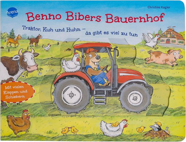 Bild zu Benno Bibers Bauernhof. Traktor, Kuh und Huhn - da gibt es viel zu tun