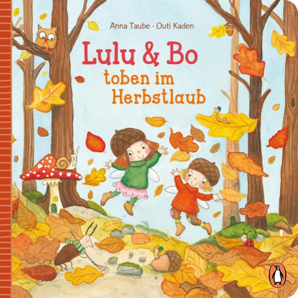 Bild zu Lulu & Bo toben im Herbstlaub