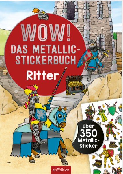 Bild zu WOW! Das Metallic-Stickerbuch - Ritter