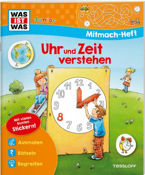 Bild zu WAS IST WAS Junior Mitmach-Heft Uhr und Zeit verstehen