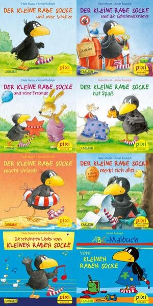 Bild zu Pixi-Box 193: Der kleine Rabe Socke (8x8 Exemplare)