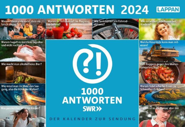 Bild zu 1000 Antworten - Tageskalender 2024