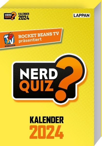 Bild zu Rocket Beans TV - Nerd Quiz-Kalender 2024 mit Fragen rund um Games, Filme und Popkultur