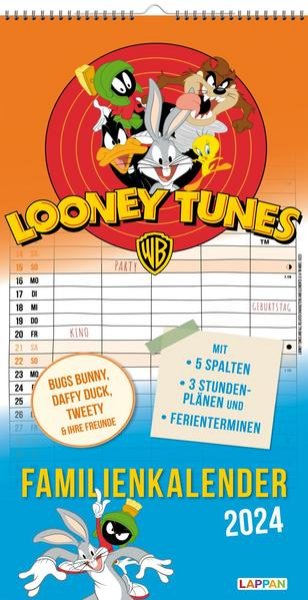 Bild zu Looney Tunes Familienplaner 2024